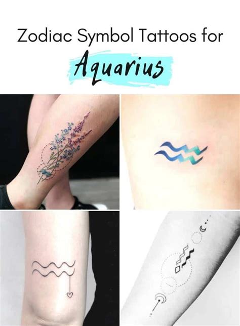 aquarius tattoo minimalist|20 Unique Aquarius Tattoo Ideas